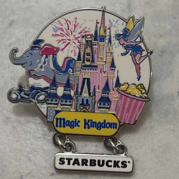 Disney Jewelry - Disney WDW Starbucks Discovery Series " Magic Kingdom " Pin